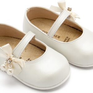 Παπούτσι μπαλαρίνα βάπτισης κορίτσι BABYWALKER