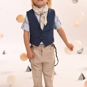 Κοστούμι σετ βάπτισης αγόρι babybloom